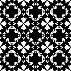 Black and white seamless pattern N38