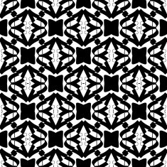 Black and white seamless pattern N40