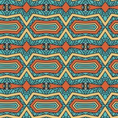 Abstract seamless ornament pattern the kaleidoscope effect Ethnic damask motif N16
