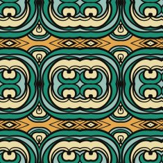 Abstract seamless ornament pattern the kaleidoscope effect Ethnic damask motif N25