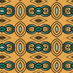 Abstract seamless ornament pattern the kaleidoscope effect Ethnic damask motif N31