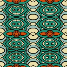 Abstract seamless ornament pattern the kaleidoscope effect Ethnic damask motif N32