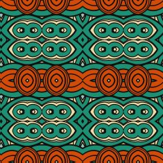 Abstract seamless ornament pattern the kaleidoscope effect Ethnic damask motif N33