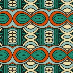 Abstract seamless ornament pattern the kaleidoscope effect Ethnic damask motif N40