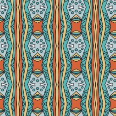 Abstract seamless ornament pattern the kaleidoscope effect Ethnic damask motif N41