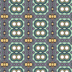 Abstract seamless ornament pattern the kaleidoscope effect Ethnic damask motif N45