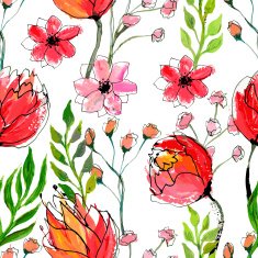 Seamless Floral Pattern N530