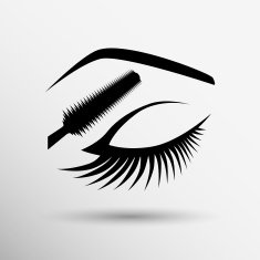 eye closeup mascara model female fashion girl look N4