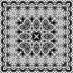 Abstract seamless outline pattern N11