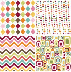 Set of seamless patterns N15