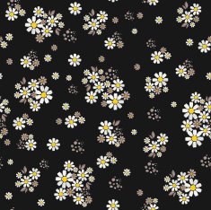 Seamless Vintage Flower Pattern N19