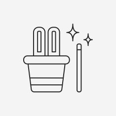 magic hat line icon N32