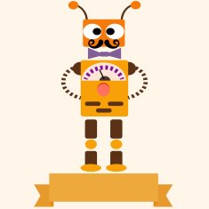 Retro robot toy N2