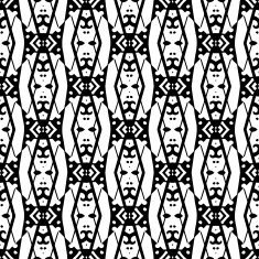 Black and white seamless pattern N41
