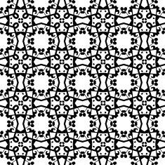 Black and white seamless pattern N44
