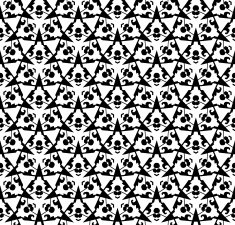 Black and white seamless pattern N48