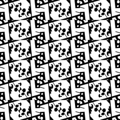 Black and white seamless pattern N50