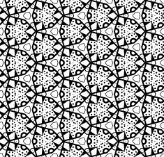 Black and white seamless pattern N51