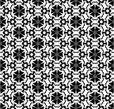 Black and white seamless pattern N58