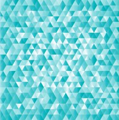 Turquoise abstract triangles background