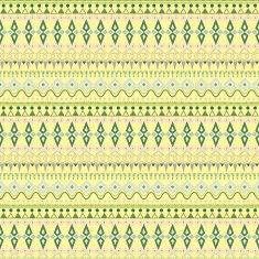 Tribal ethnic seamless stripe pattern on yellow background