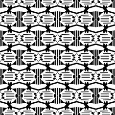 Black and white seamless pattern N61