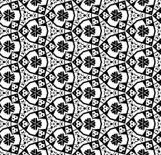 Black and white seamless pattern N62