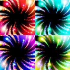 Starry fireworks background with place for text N3