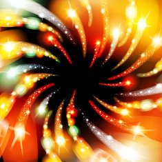 Starry fireworks background with place for text N6