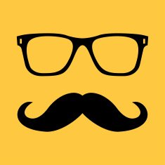 Mustache and Glasses