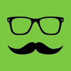 Mustache and Glasses N2