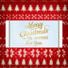 Knitted Christmas background EPS 10 N22