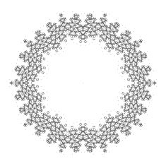 Vector Beautiful Deco Black Mandala N277