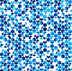 Vector seamless abstract blue cube background design for your business