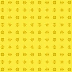 Classic vintage flower pattern on yellow background