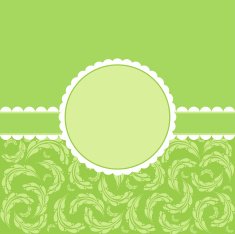 Vintage greeting card template