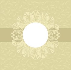 Floral greeting card in pastel tone