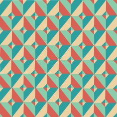 Triangle Symmetry Vintage Pattern 2