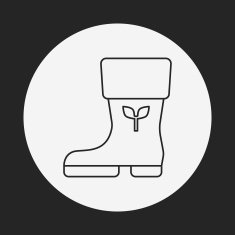 Rain boots line icon N16