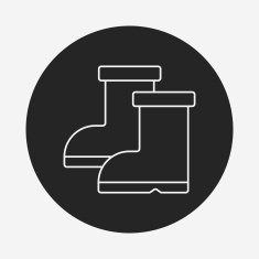 Rain boots line icon N18