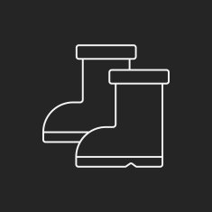 Rain boots line icon N19