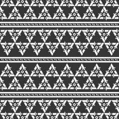 Geometric art pattern arrow