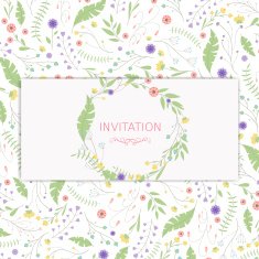 Vector floral design N3