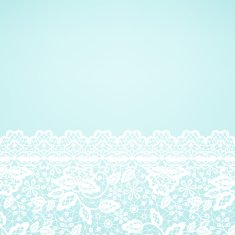 lace border on green background N3