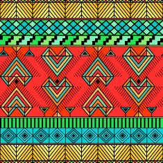 Bright ethno pattern