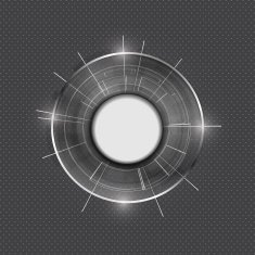 Abstract Modern technology circles vector background N16