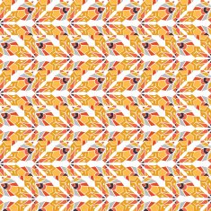Seamless vector pattern ethnic ornament warm autumn colors