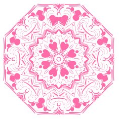 Pink circular pattern