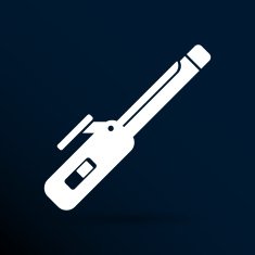 hair products theme curlers elements beauty icon N9