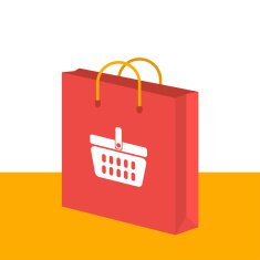 Vector shopping bag Icon